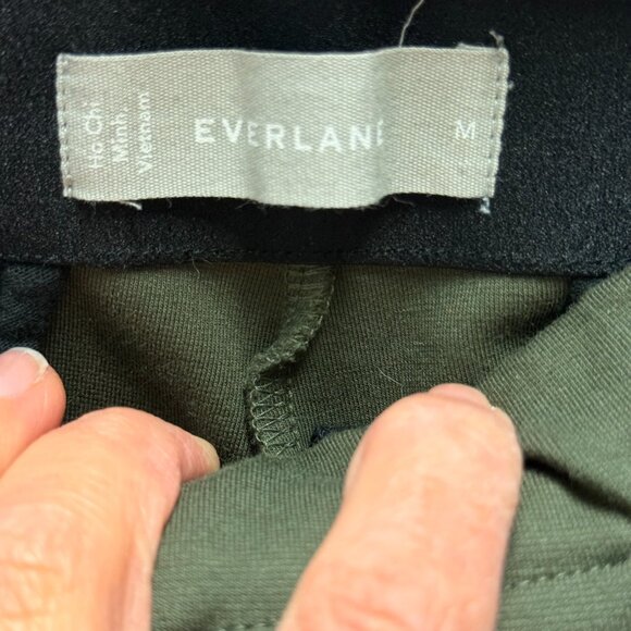 Everlane The Dream Pant in Dark Forest Green Size M - Picture 4 of 4